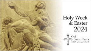 Banner of Holy Week & Easter 2024 