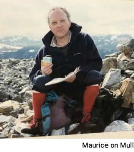 Photo showing Maurice on Mull